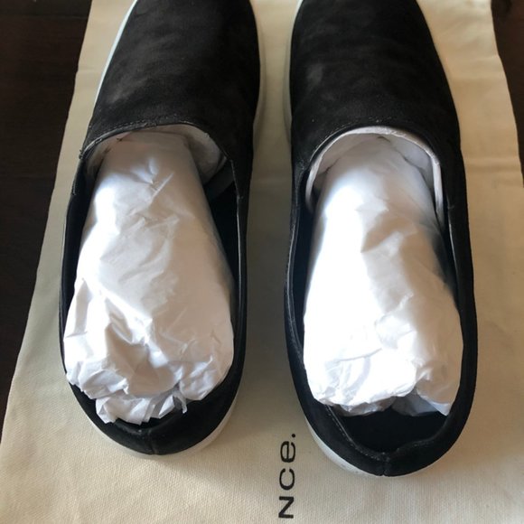 Vince Verrell Slip On Mule Sneakers Black - Picture 6 of 10